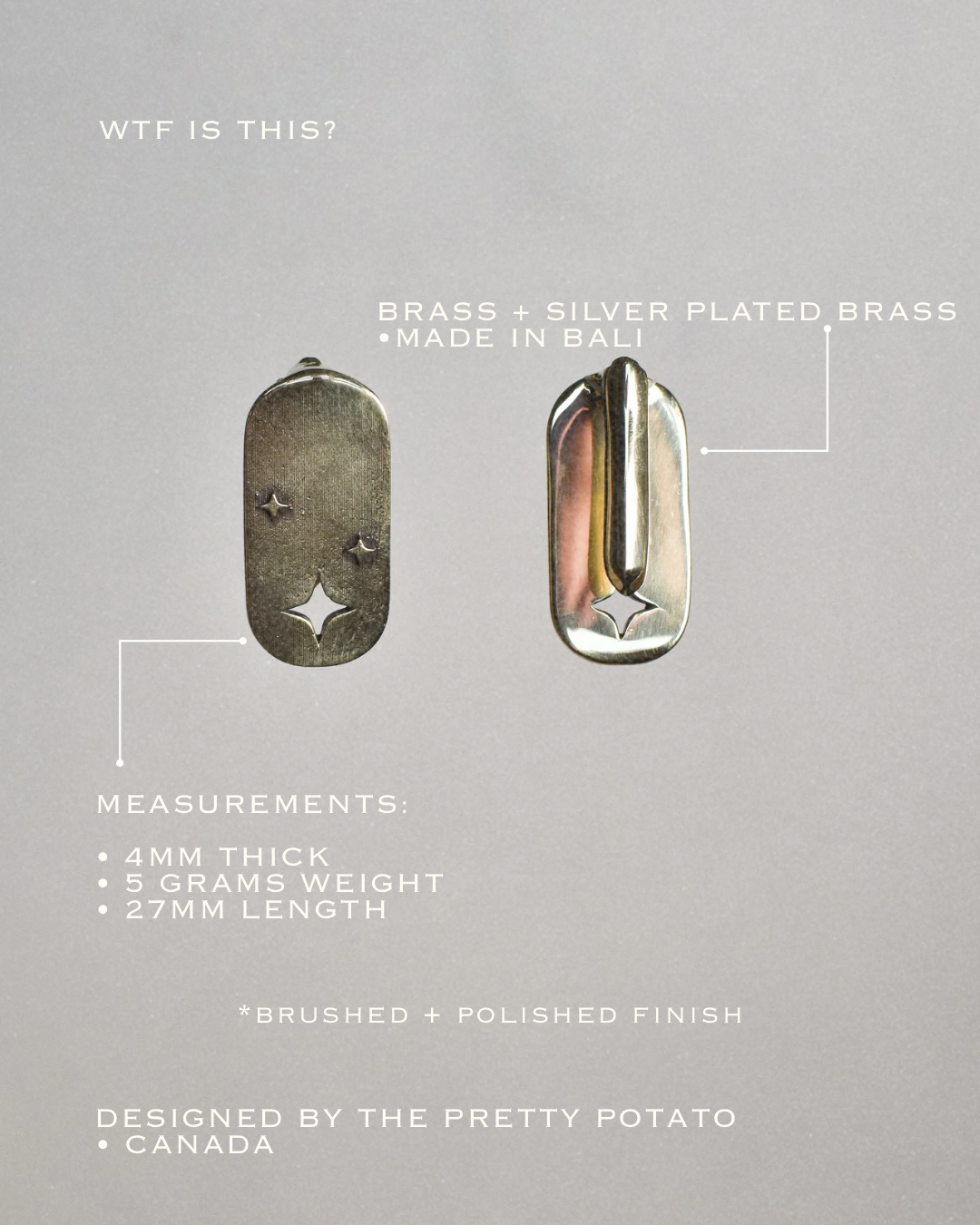 Star Plate Ear Weight