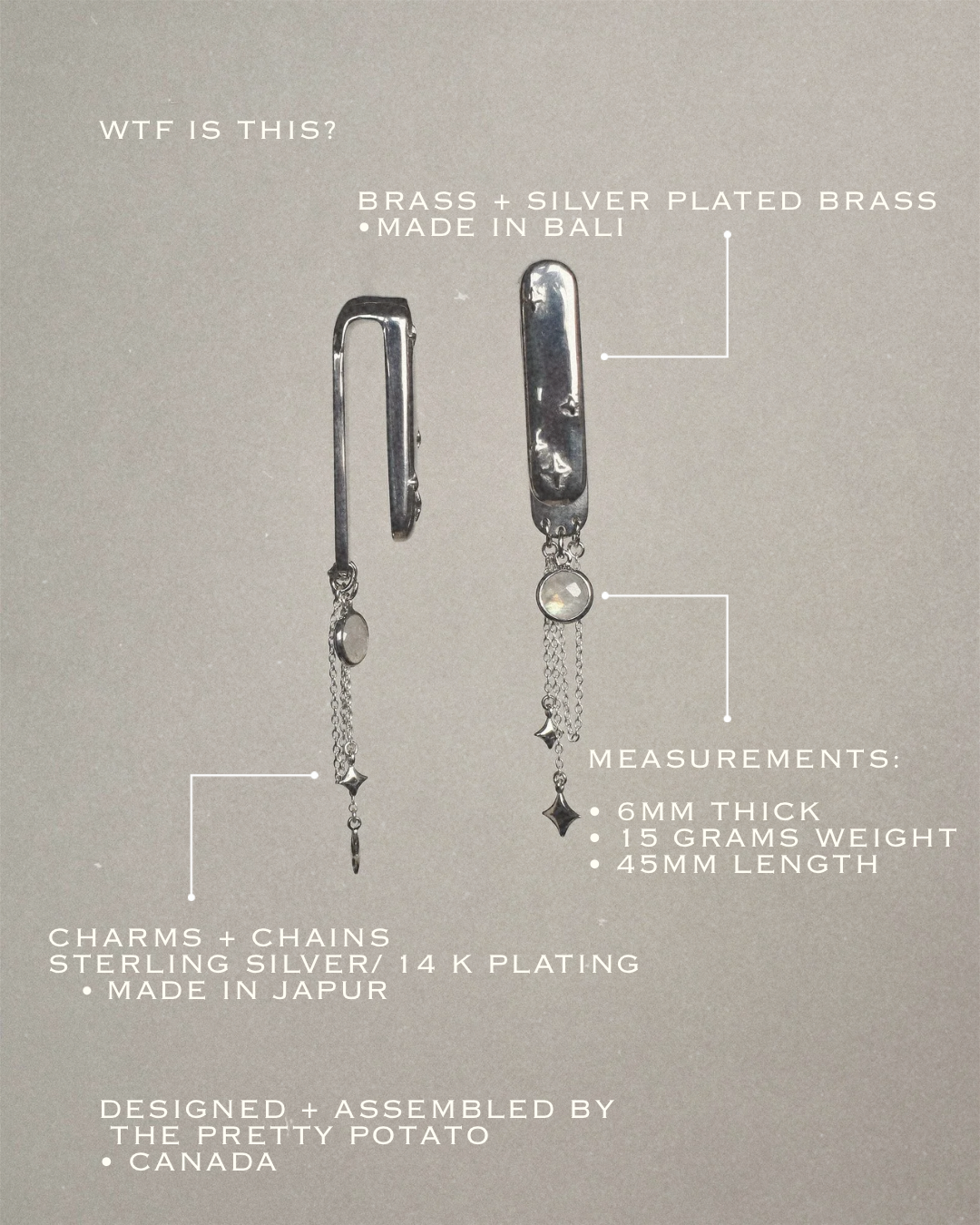 Star Charm Ear Weight