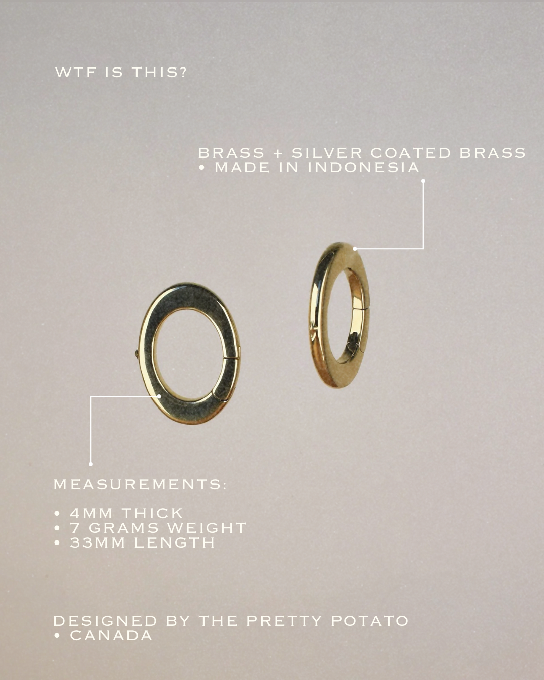 Star Hoop Ear Weight