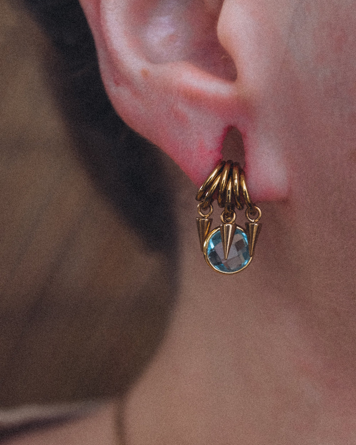 Blue Topaz Charm