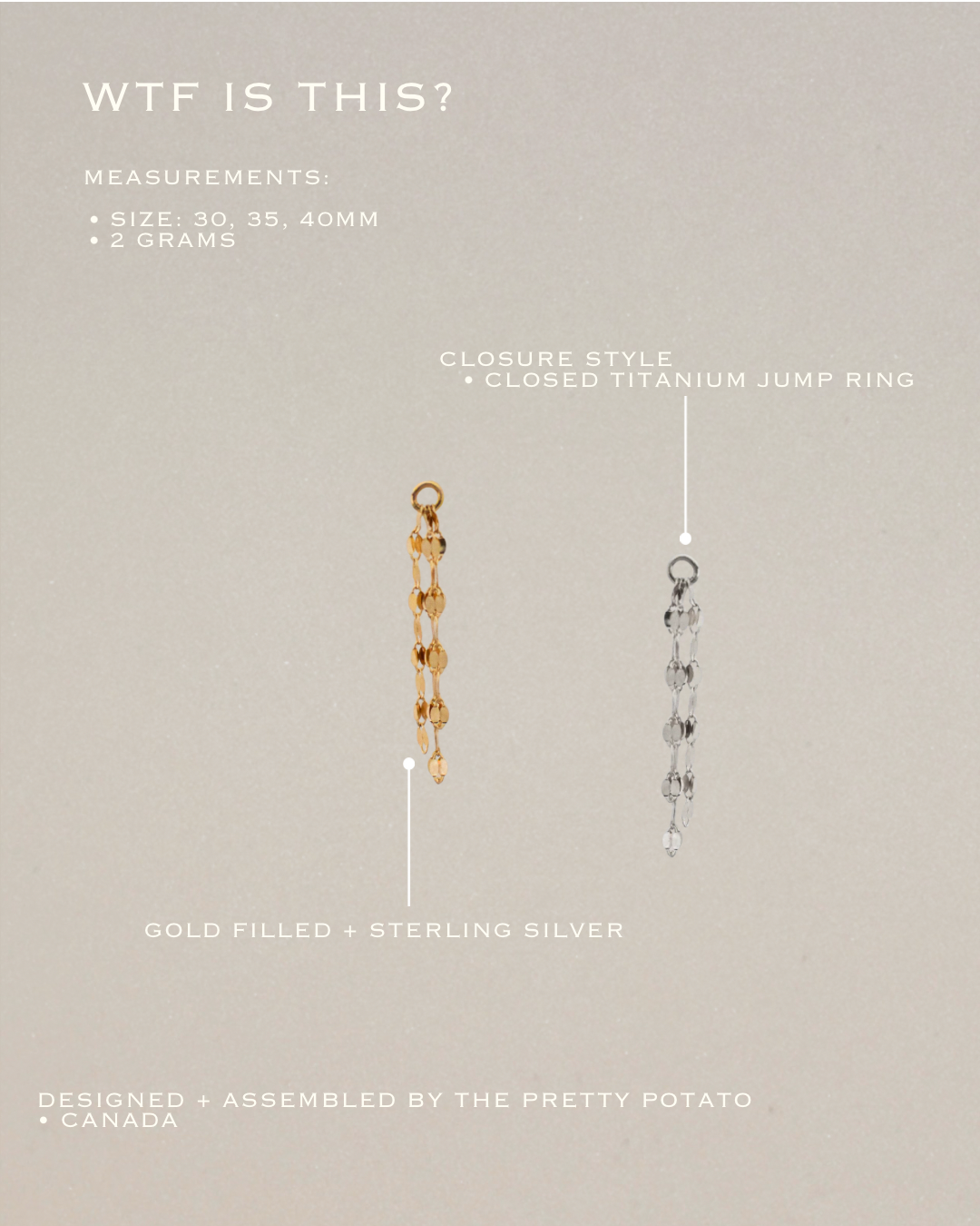 New - Dangle Chains