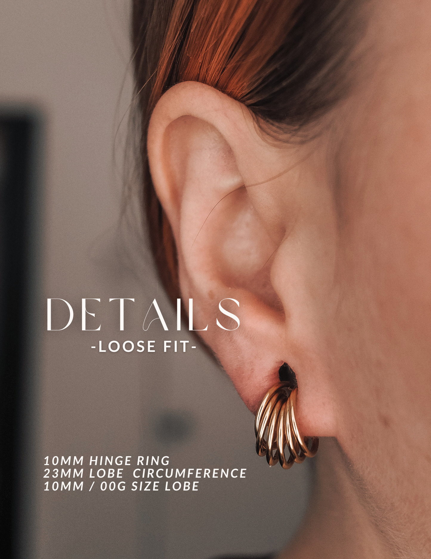 Titanium Stacking Rings - Titanium Finish