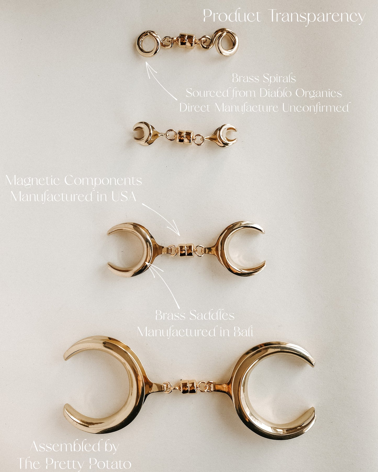 Magnetic Brass Saddles