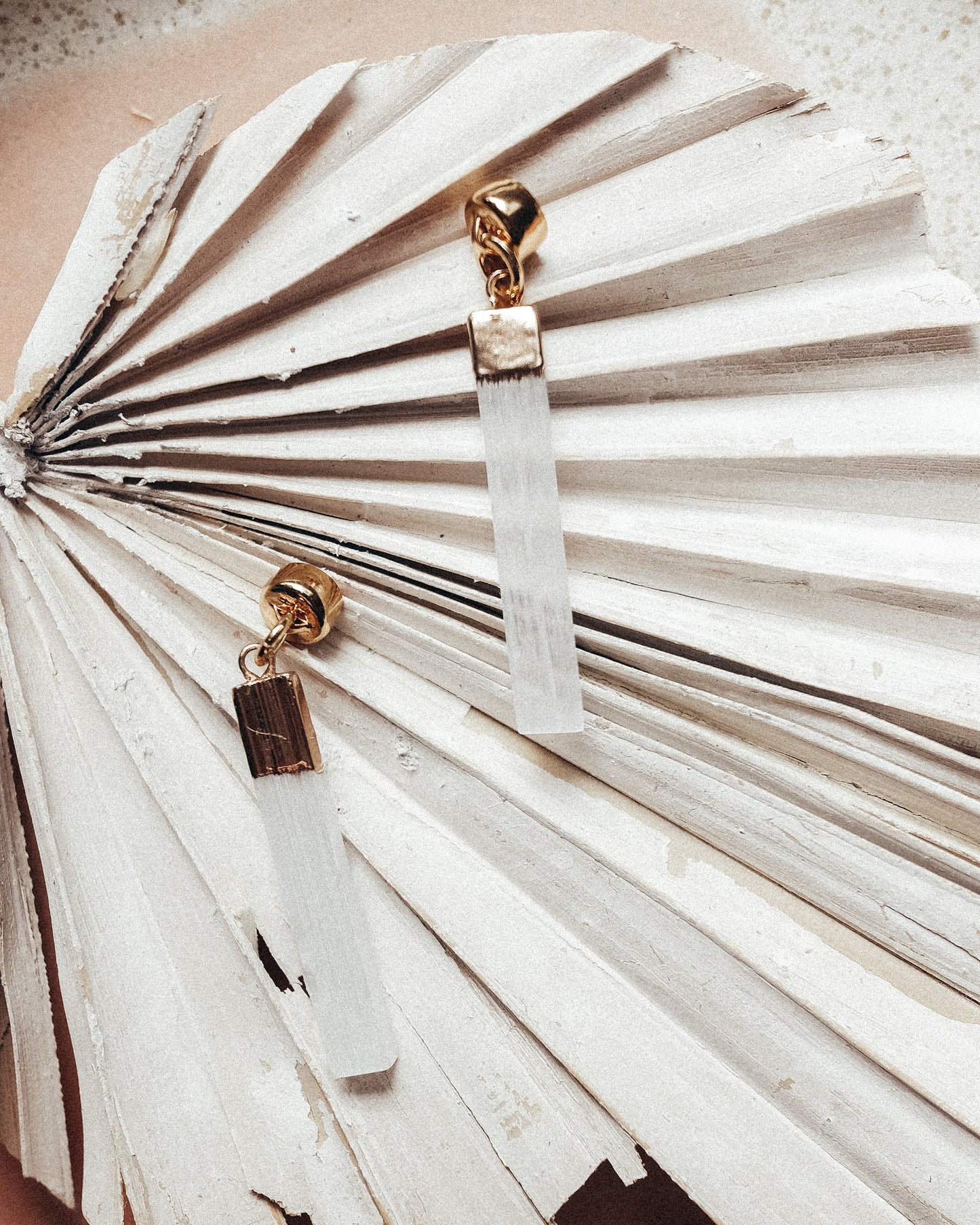 Magnetic Selenite- Silver & Gold Plating