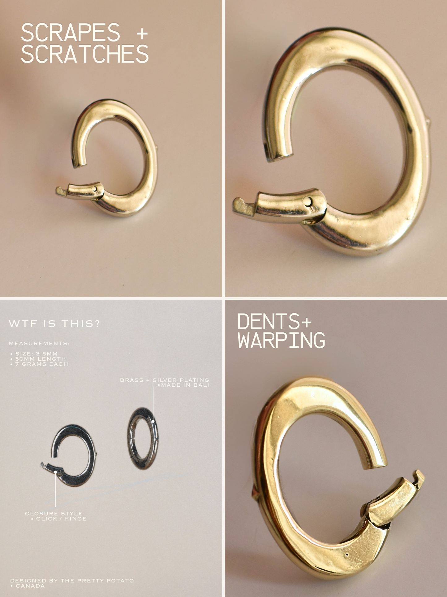 D+R Star Hoop Ear Weight