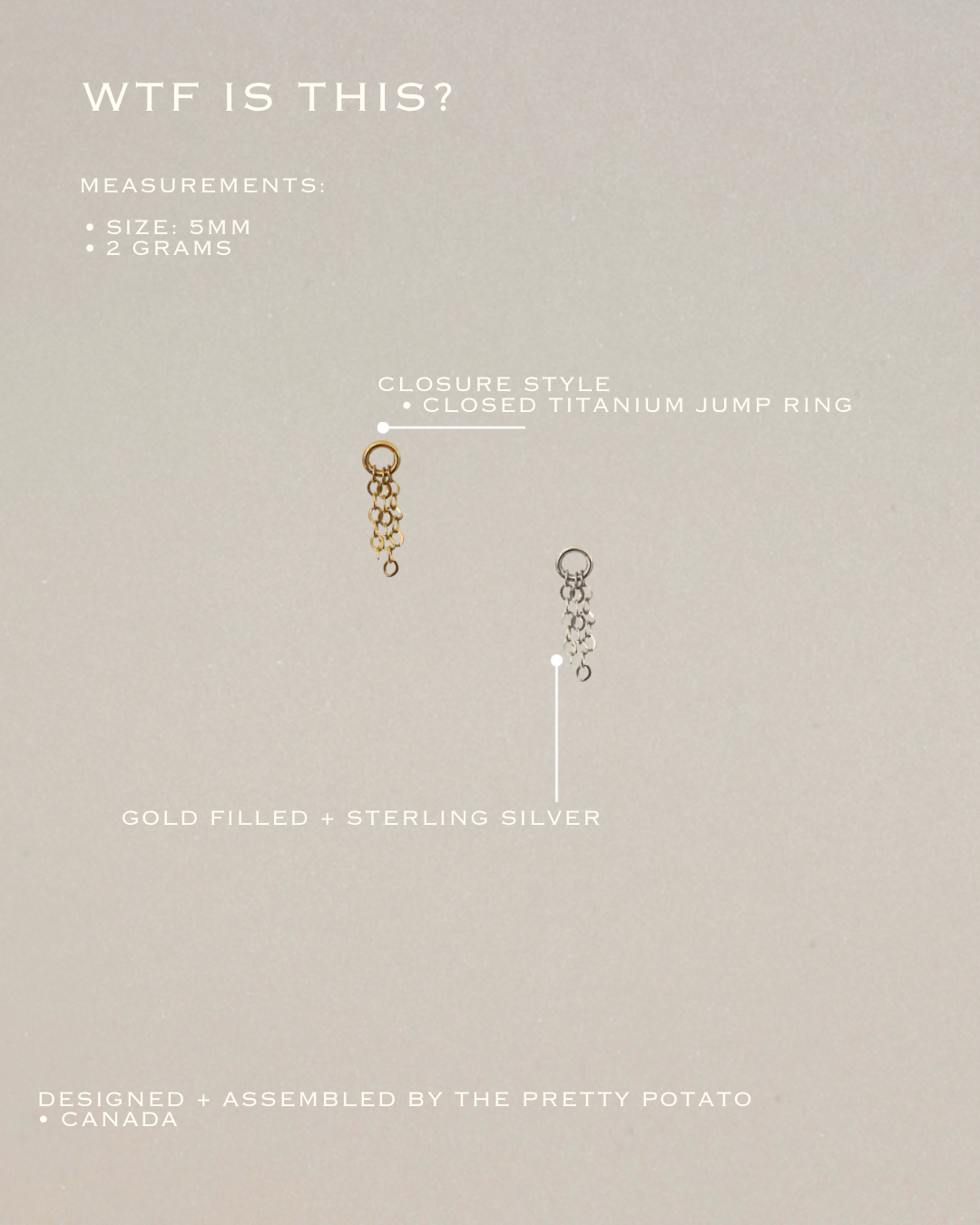 New - Mini Dangle Chains