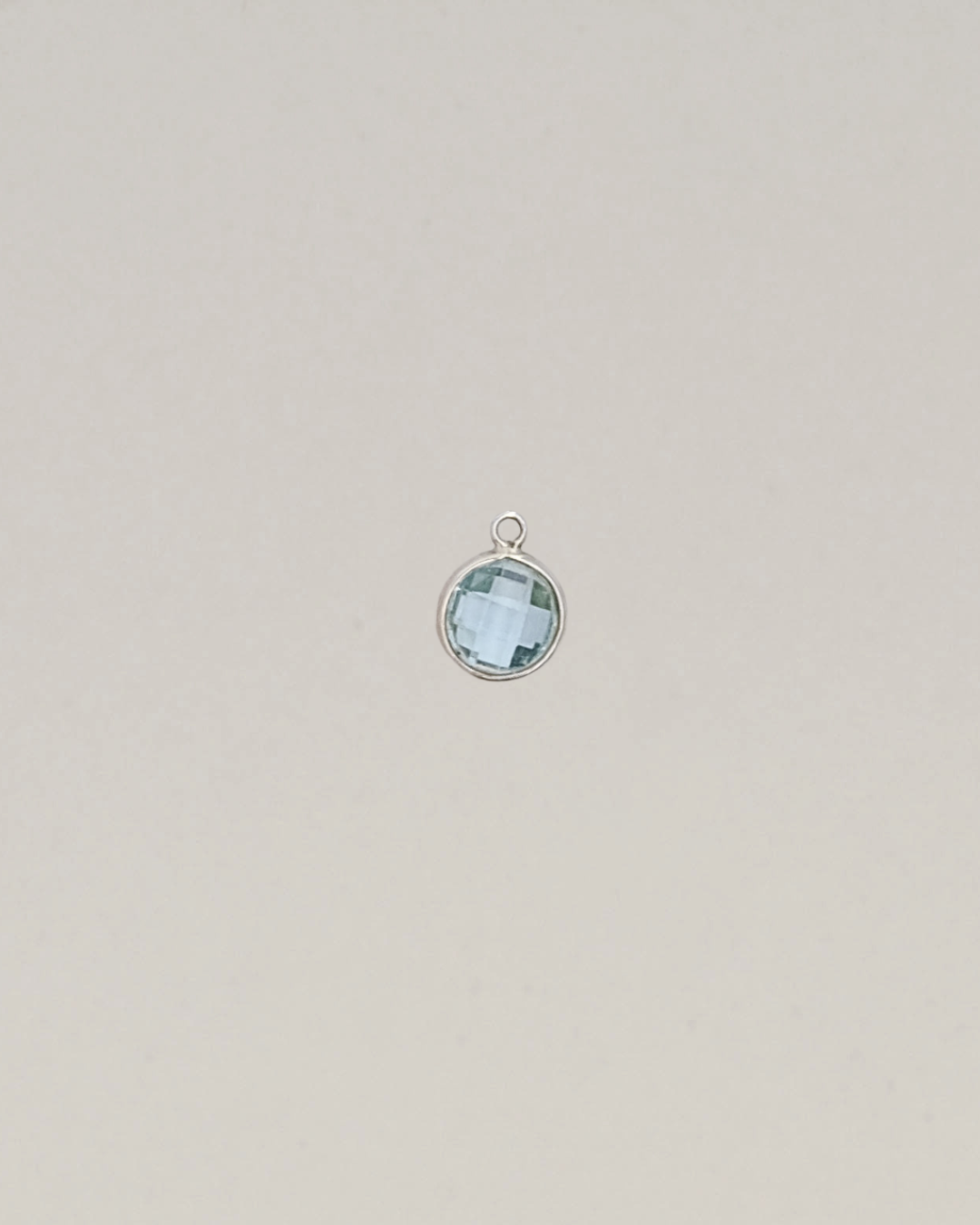 Blue Topaz Charm