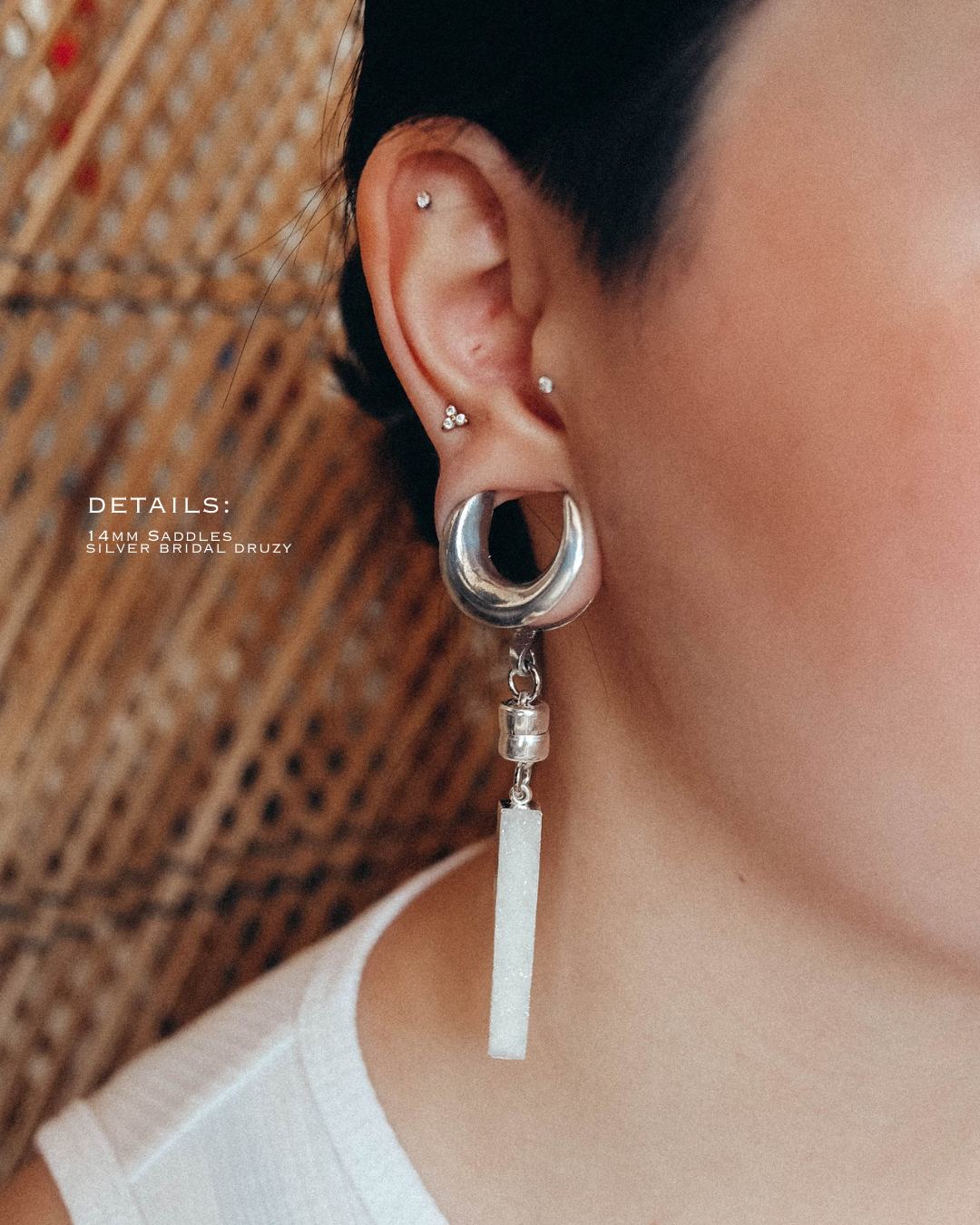Bridal Druzy Drop Attachments