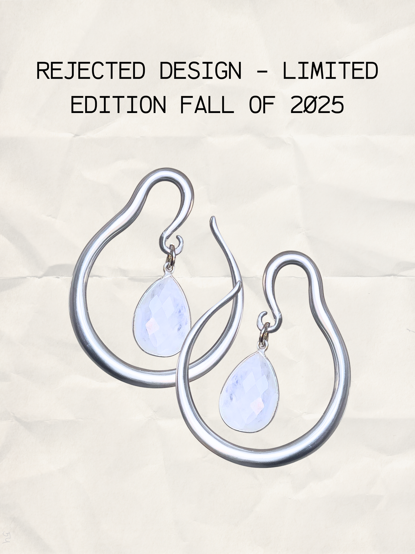D+R Moonstone Hoop