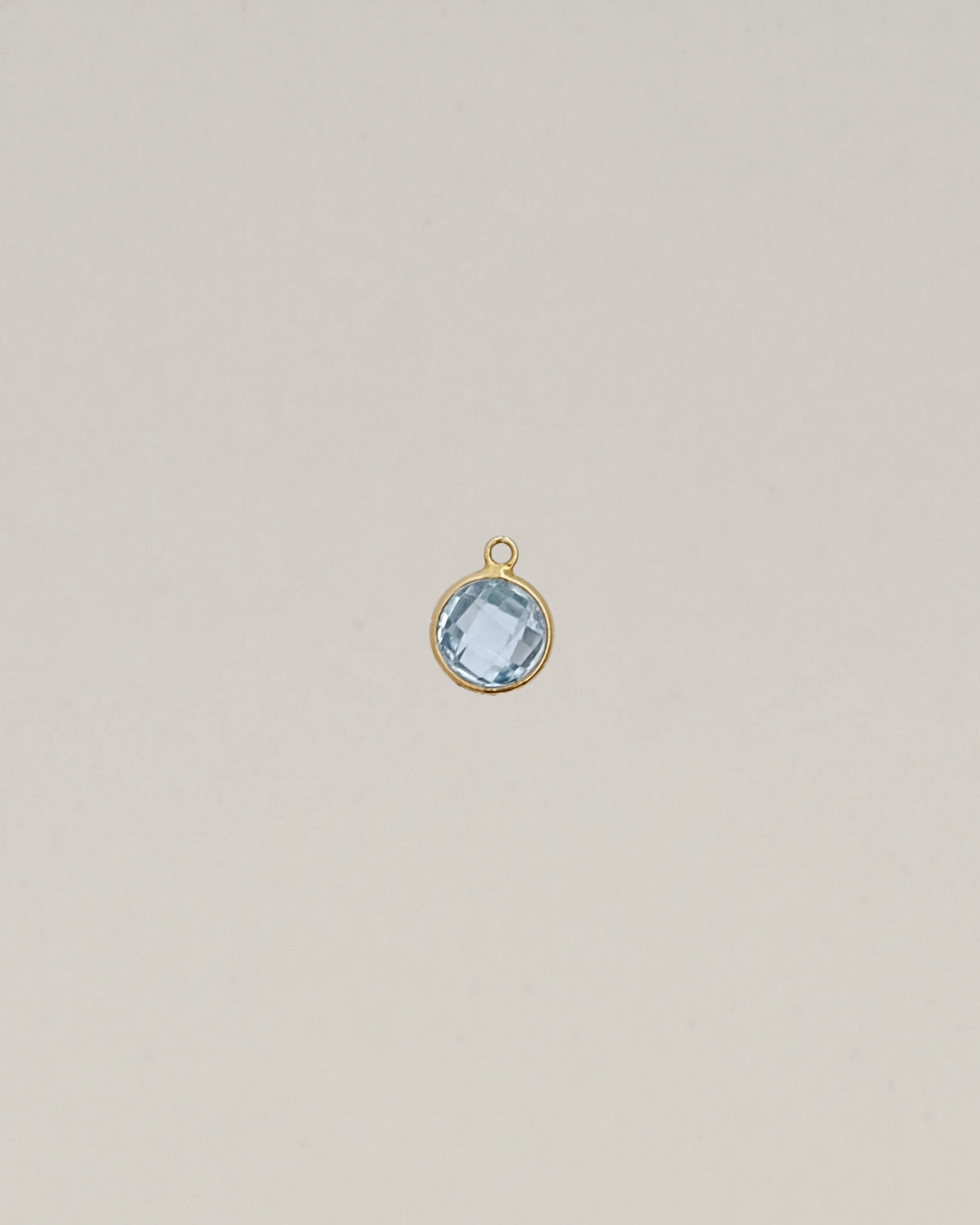 Blue Topaz Charm