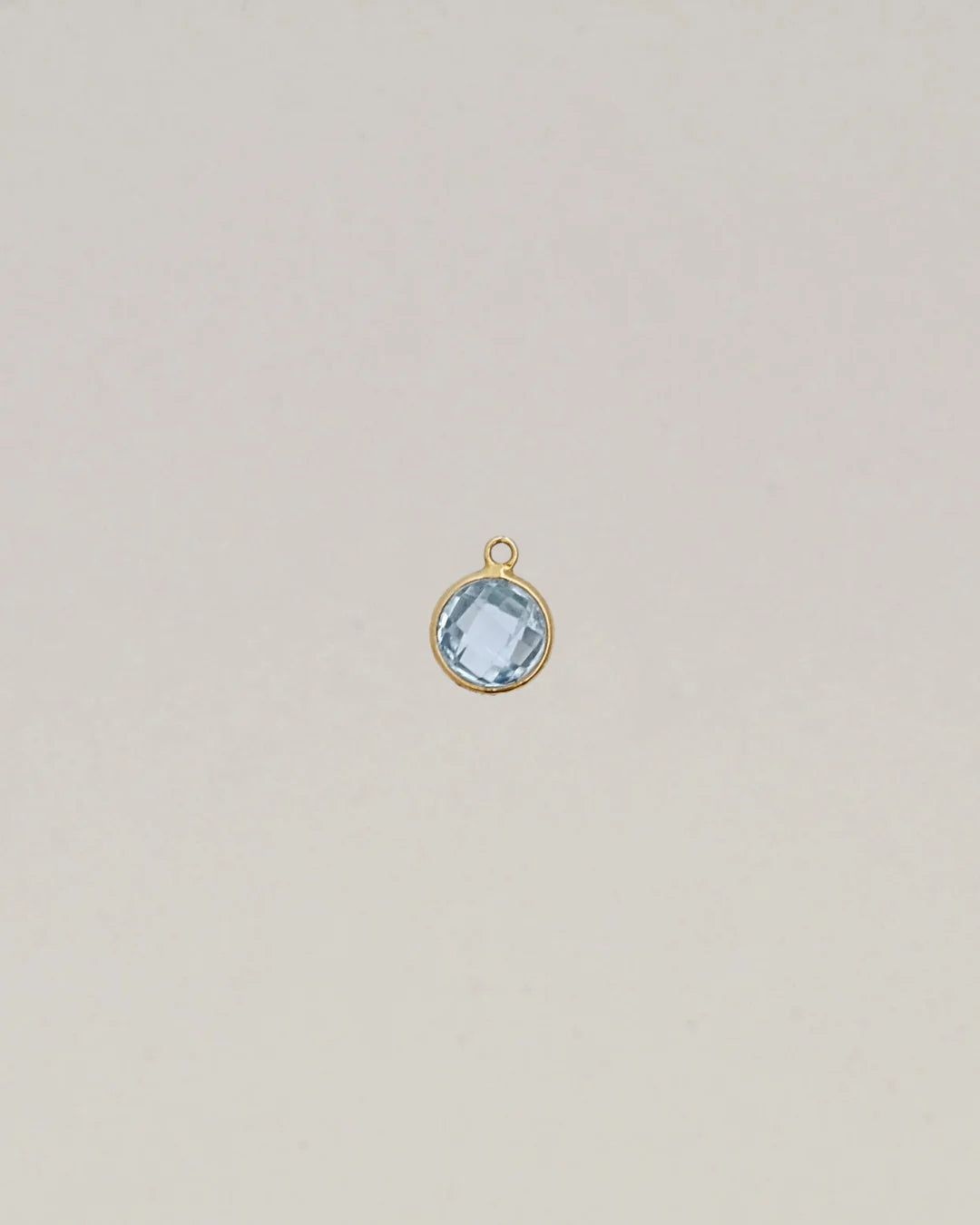 Blue Topaz Charm