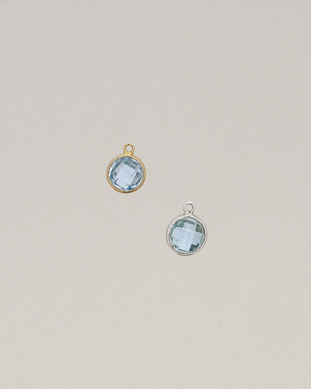 Blue Topaz Charm