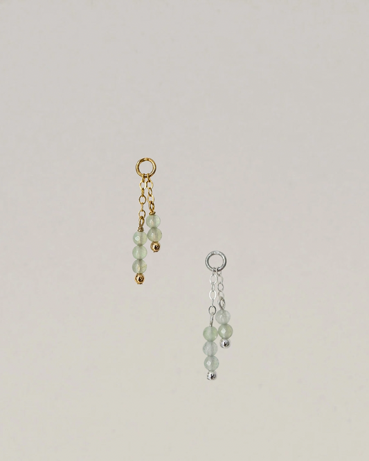 New - Green Agate Dangle Chain